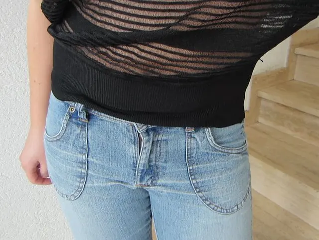 In meine Jeans gepisst