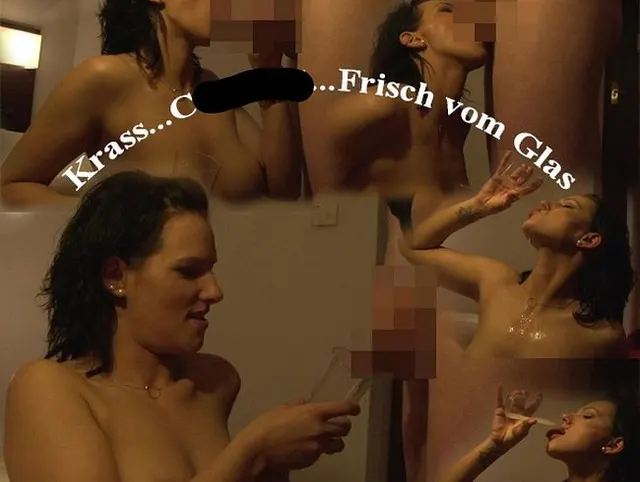 Krass...Cumshot...Frisch vom Glas