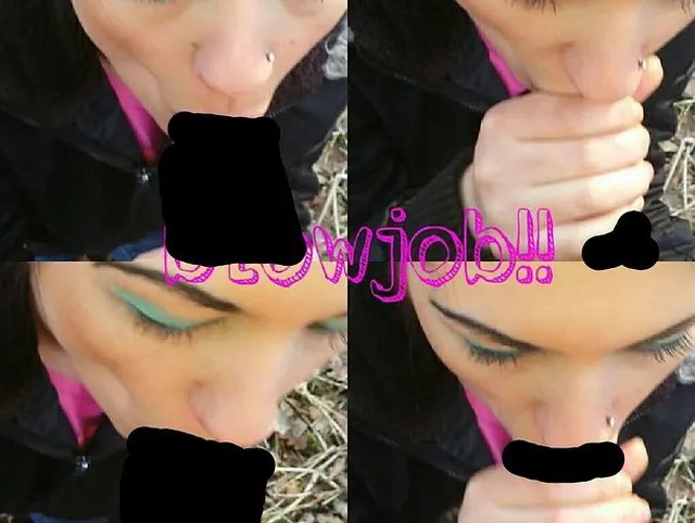 Outdoor Blasen mit Sperma