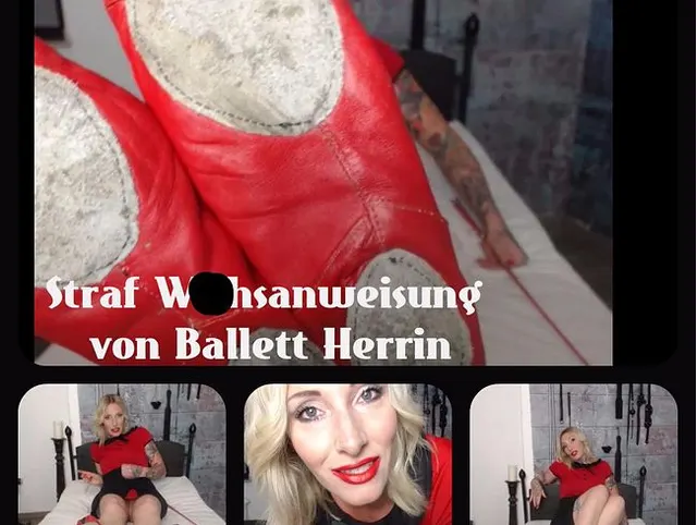 Straf Wichsanweisung von Ballett Herrin Demona