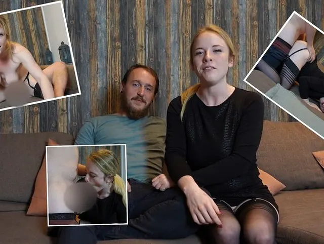 Porno-Schlampe zum Fickdate überredet.  Mia Adler bekommt was sie verdient!