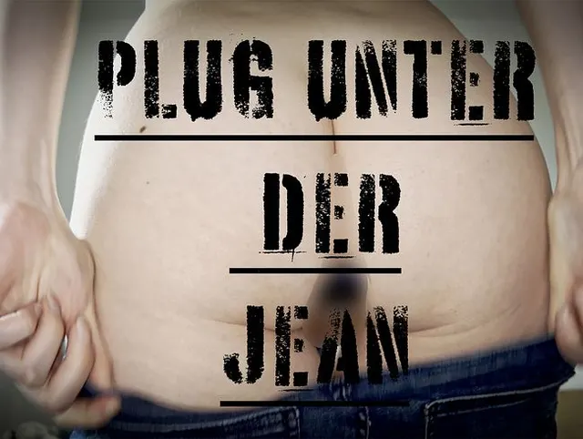 Plug unter der Jean, so ging ich arbeiten