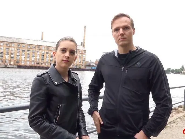 GERMAN SCOUT - Erste Mal Anal für  Teen Anita bei Strassen Casting