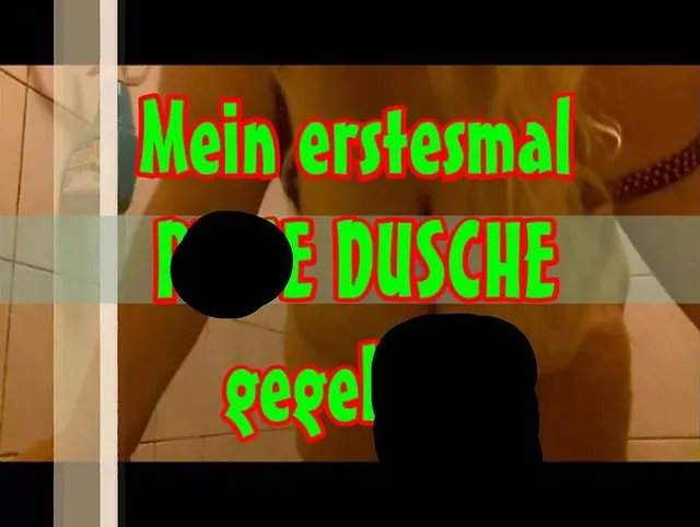 Mein erstesmal Pisse Dusche...