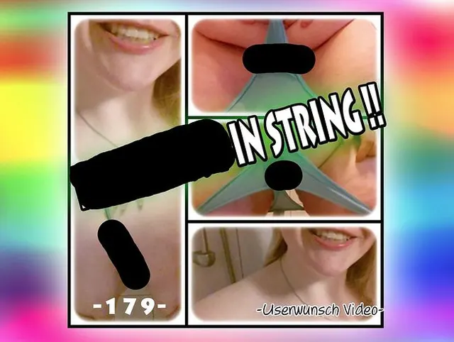 FOTZE PISST IN STRING !!