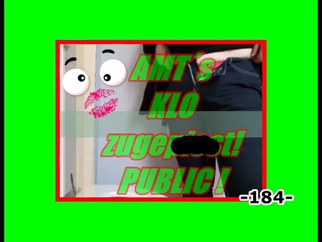 - AMT DAS KLO VOLLGEPISST ! -
