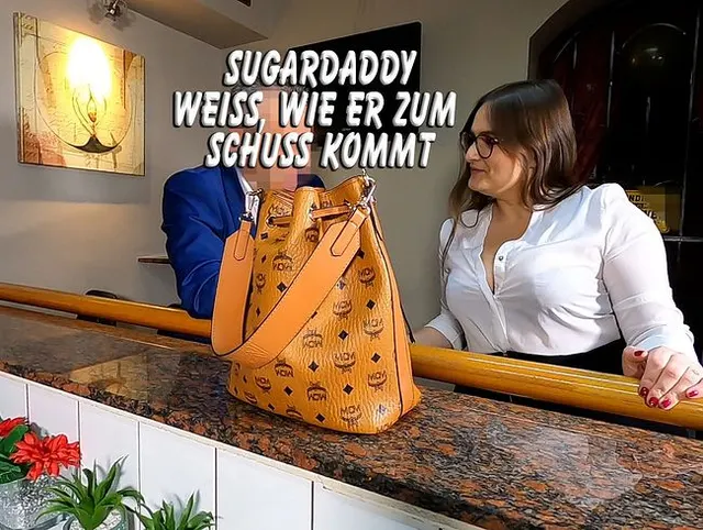 Sugar-Daddy weiß, wie er zum Schuss kommt