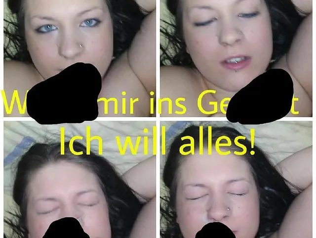 Wichs mir in mein Teeny Gesicht