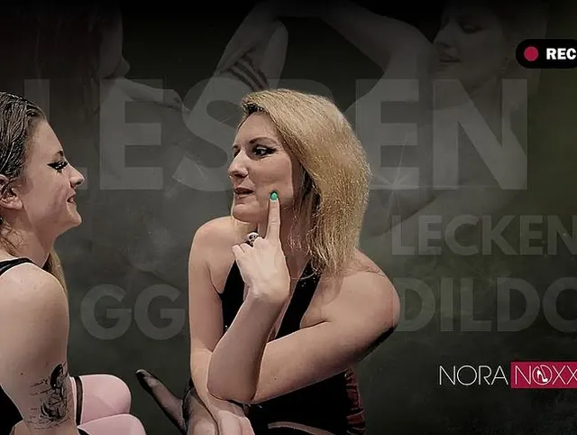 Geil geleckt und mit Doppeldildo gefickt GG Action!