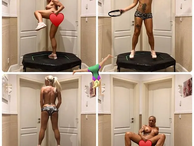 Jumping Nackt, komm spring dich mit mir zum Orgasmus :-) Ich halte dich fit!!