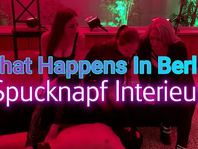What Happens In Berlin - Spucknapf Interieur