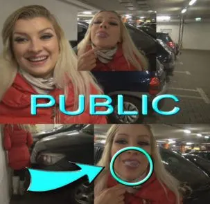 PARKPLATZ BLOWJOB!! MAUL SPERMAVOLL!!!