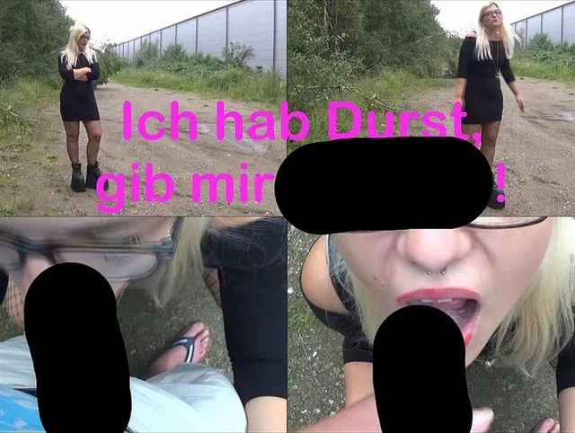 Ich hab Durst, gib mir Sperma!