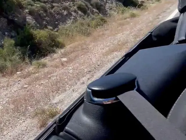 Griechenland Insel Cabrio und meine geile Muschi!!