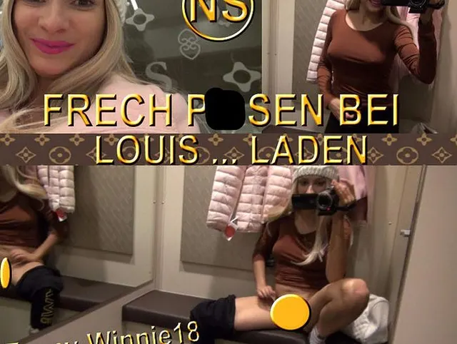 FRECHER PISS BEI LOUIS LADEN