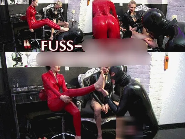 Fuss-Sklaven Erniedrigung