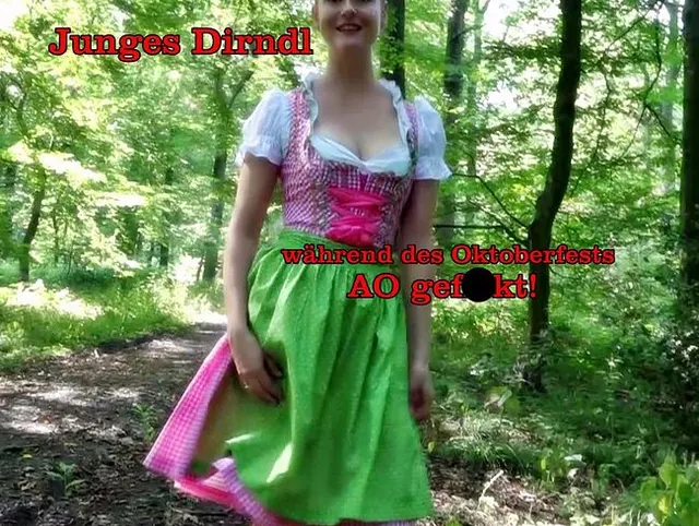 Junges Dirndl während des Oktoberfests AO gefickt!!!