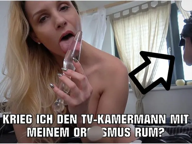 Krieg ich den TV-Kamermann mit meinem Orgasmus rum?