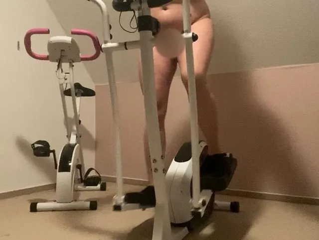 Geil auf dem Crosstrainer