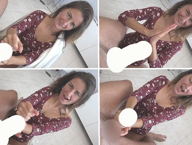 Erste Handjob von mir Stiefschwester Camilla