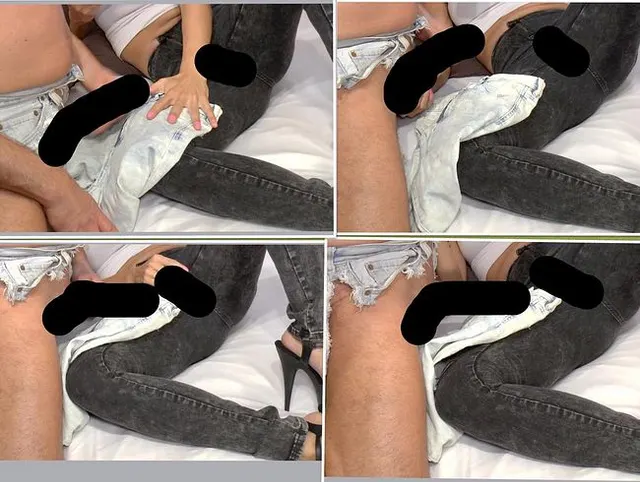 In Jeans - Mit Jeans - Auf Jeans gewichst und zusammen gespritzt