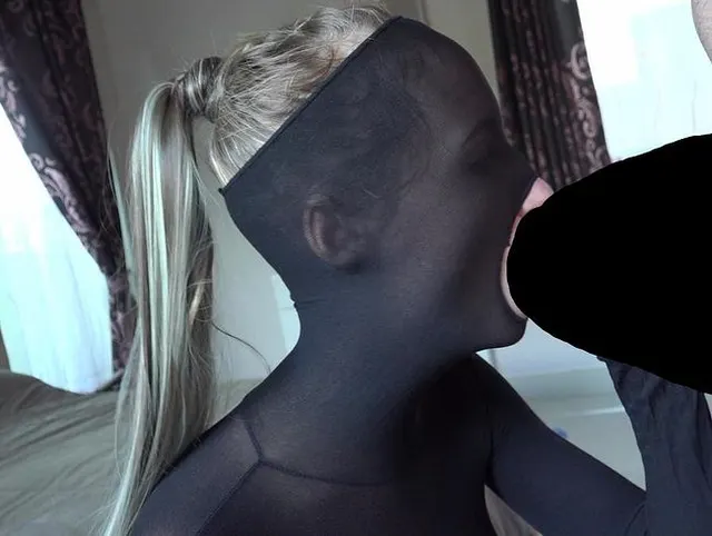 Adorable woman in nylons
