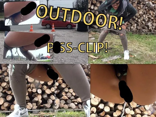 OUTDOOR! PISS-CLIP!