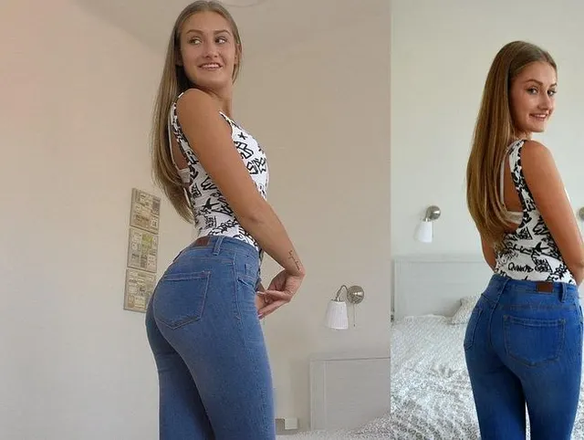 Sexy Supermarktkassiererin wollte Bewerbungsfotos machen lassen!!