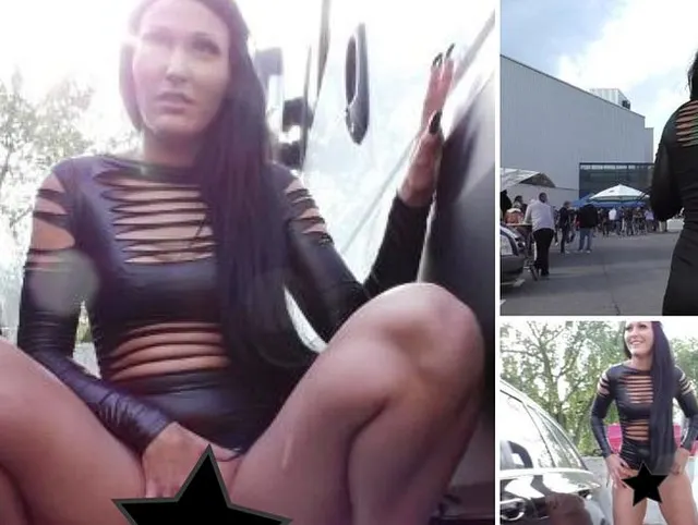 Superlady pisst dreist PUBLIC