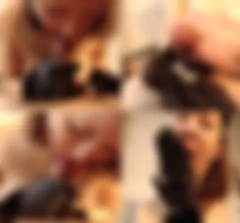 Blowjob im Handschuh