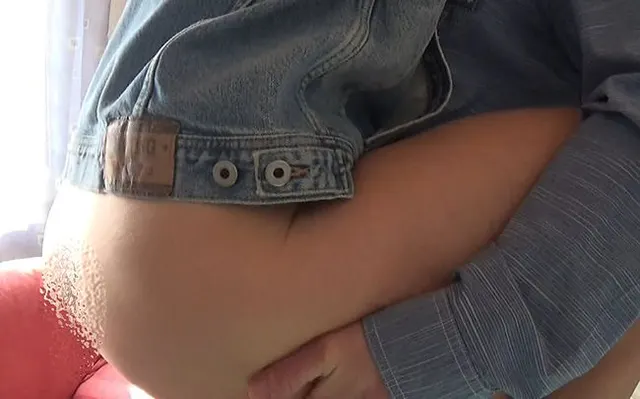 Mit Jeansweste gefickt