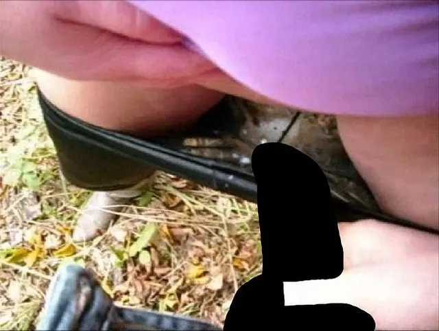 Qotdoor Quickie in die Glanz-Leggin gewichst