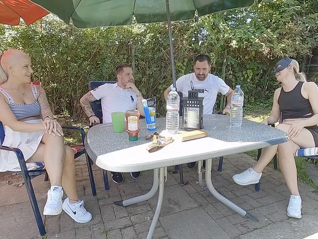 Dreier FREMDFICK statt Grillparty | Treffen total eskaliert