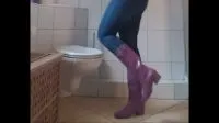 Meine Gummistiefel Modenschau mit Überrraschung
