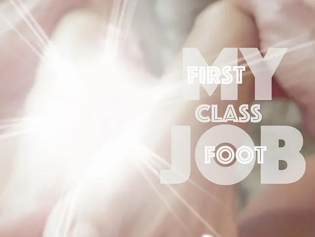 My First Class Footjob