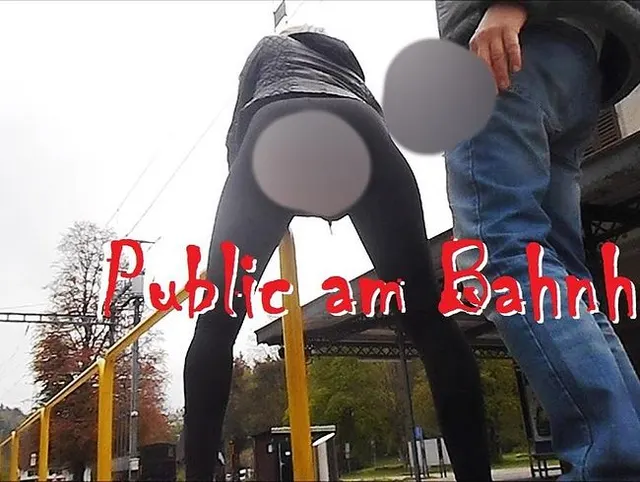 PUBLIC Mitten im Bahnhof weggefickt!