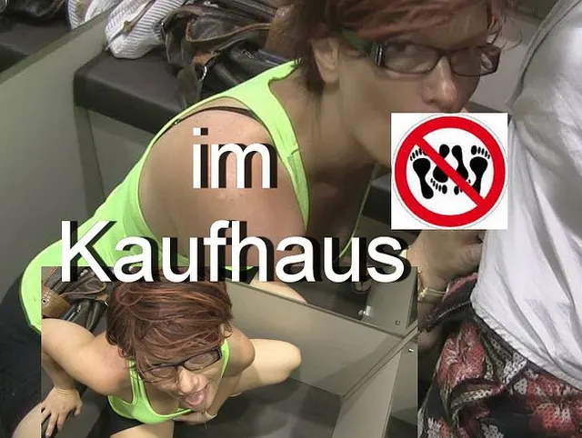 Facial im Kaufhaus