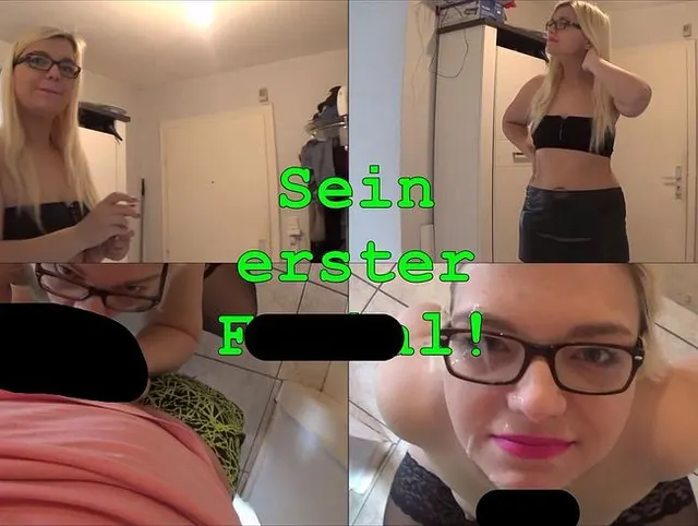 Sein erster Facial!