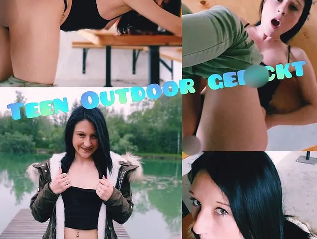 Geiles Teen Outdoor gefickt