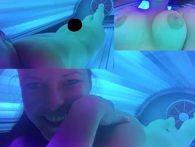 Geil im Solarium!!