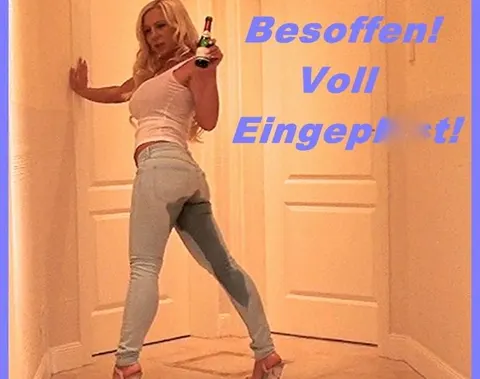 Total Blau voll in die Jeans gepisst