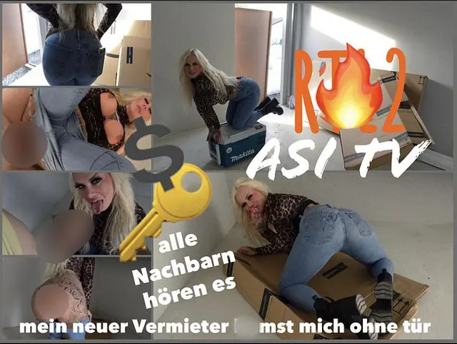 ASI TV I mein neuer VERMIETER bumst mich ohne TÜr I alle Nachbarn hören es