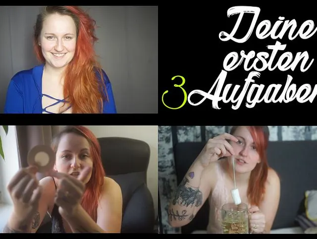 Deine ersten 3 Aufgaben!