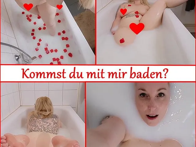 Kommst du mit mir baden?