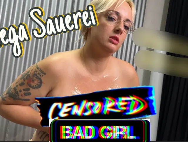 Schleimiger Tittenfick! Alienschwanz spritzt mich voll!!