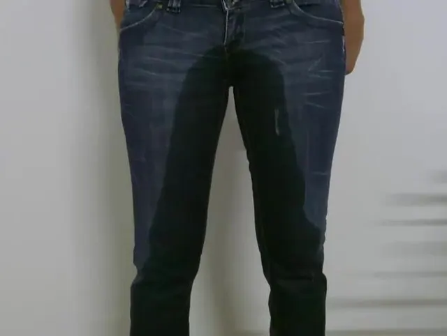 Jeanspiss - ganz nass !