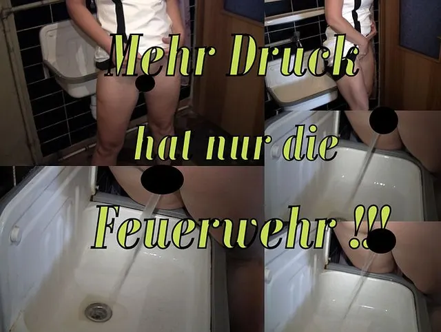 Mehr Druck hat nur die Feuerwehr !!!