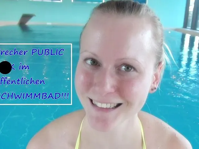 Frecher PUBLIC Fick im öffentlichen Schwimmbad