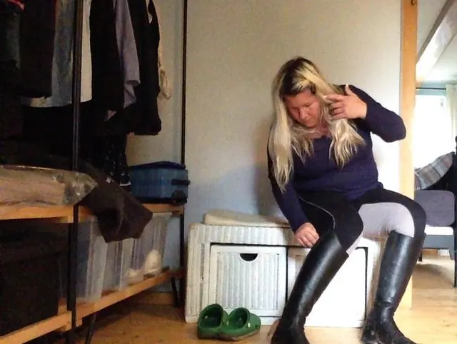 Meine Lederreitstiefel - kein sex - Just Fetisch