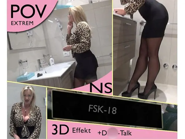 * Golden Shower *  ( 3D-Effekt )  POV to FACE